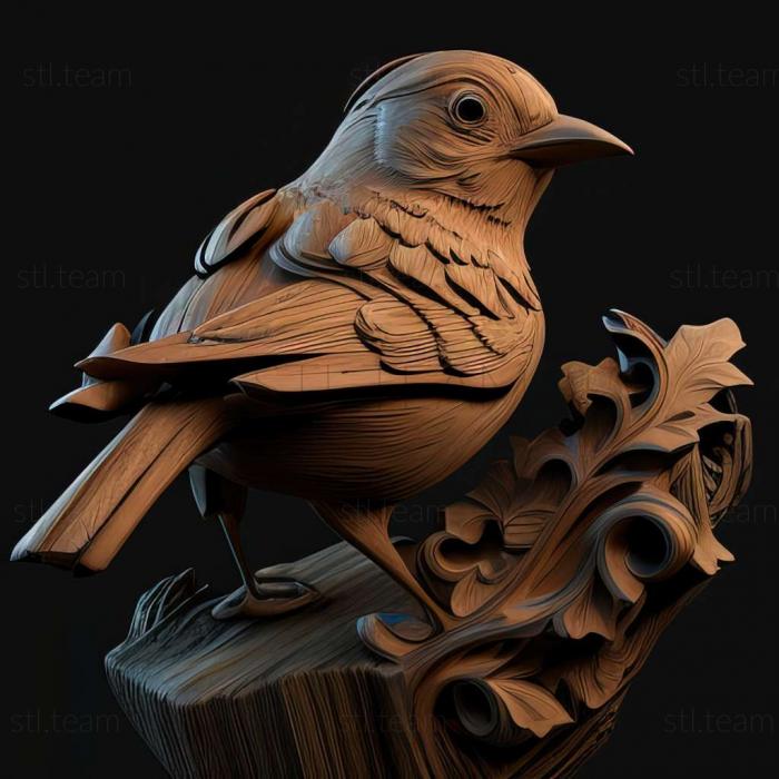 3D модель Птах (STL)